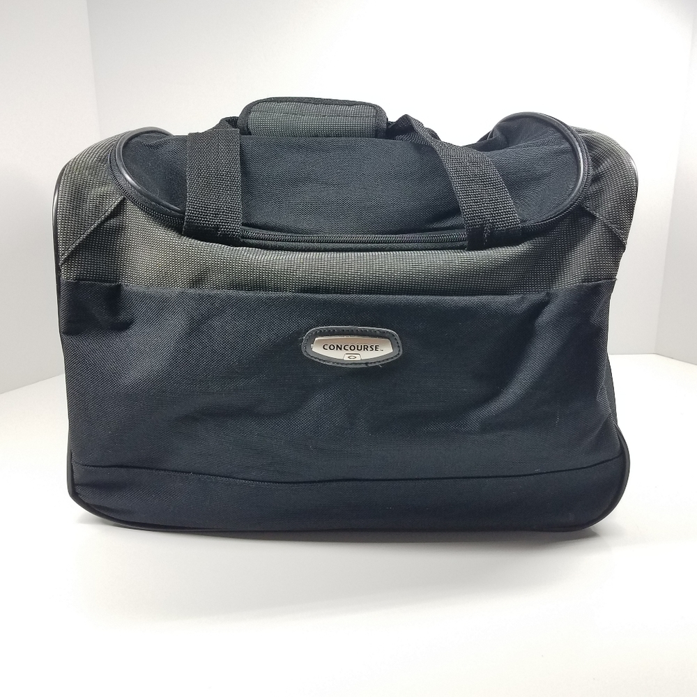 Concourse Black Mini Duffle Travel Gym Bag
